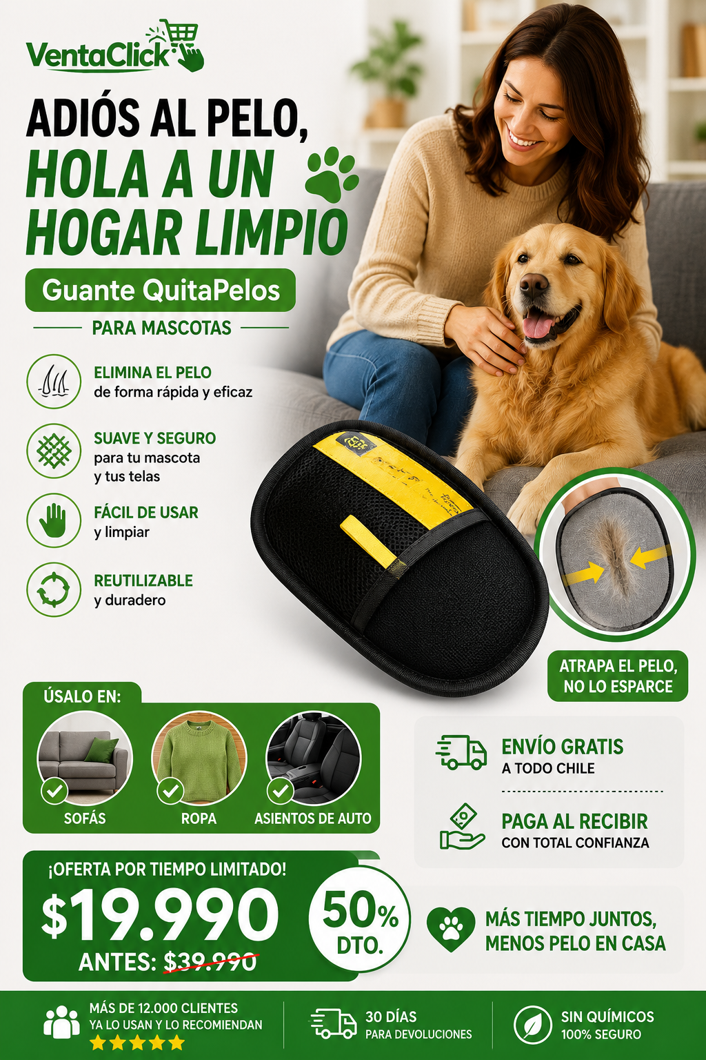 Guante QuitaPelos 🐾