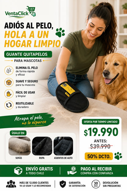 Guante QuitaPelos 🐾