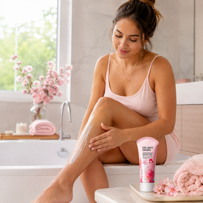 Sakura® Crema Depilatoria con Colágeno — 2x1 🌸
